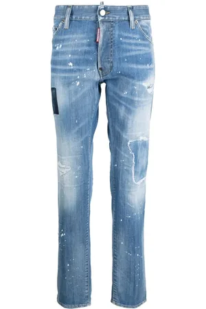Dsquared2 Straight-Leg-Jeans im Distressed-Look
