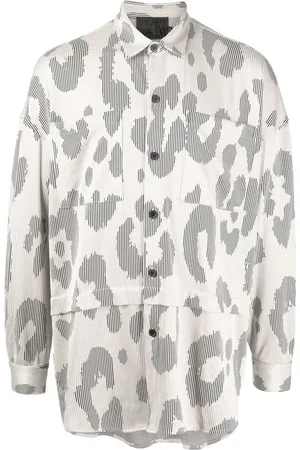 Off-Duty Hemd mit Leoparden-Print