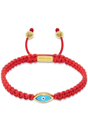 Nialaya Kordelarmband mit Evil Eye