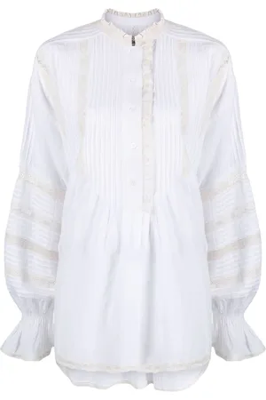 Zadig & Voltaire Bluse mit Lochstickerei