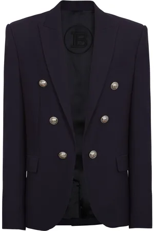 Balmain Logo mit geprägten Knöpfen