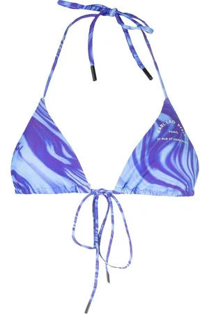 Karl Lagerfeld Bikinioberteil mit abstraktem Print