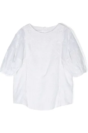 Chloé Bestickte Bluse aus Bio-Baumwolle