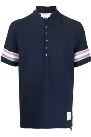 Thom Browne Poloshirt mit Logo-Patch
