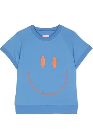 Wauw Capow by Bangbang T-Shirt mit Smiley-Stickerei