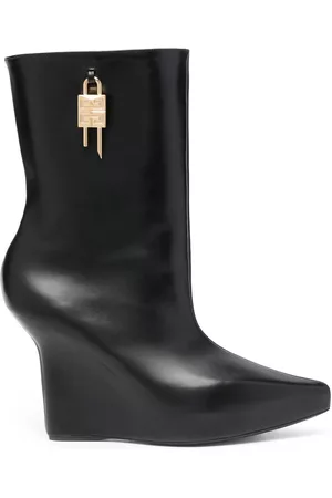 Givenchy Damen Stiefel - 120mm padlock wedge boots