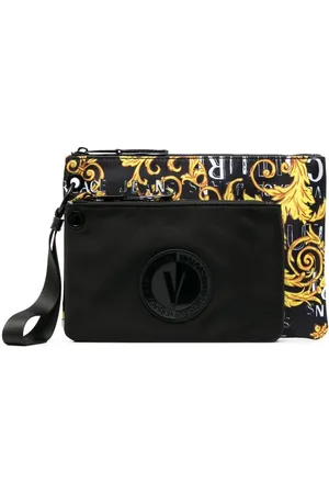 VERSACE Clutch mit Logo-Print