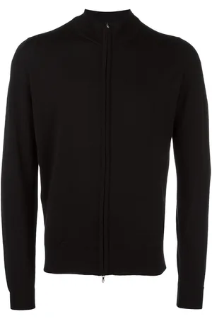 JOHN SMEDLEY Cardigan mit Stehkragen