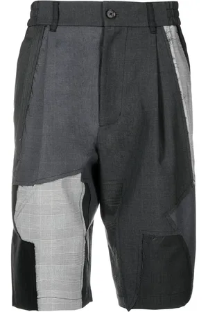Feng Chen Wang Shorts im Patchwork-Look