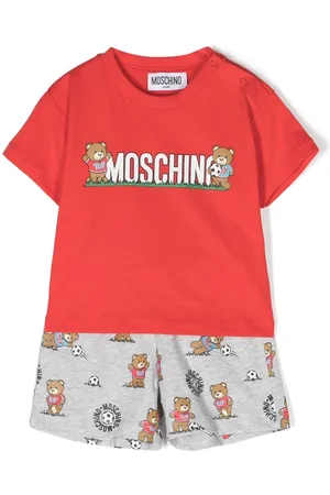 Moschino Set aus T-Shirt und Shorts mit Teddys