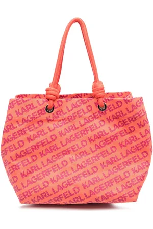 Karl Lagerfeld Logo-print beach bag