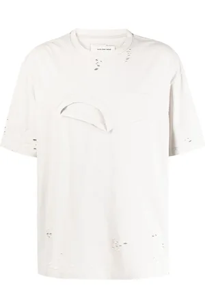 Feng Chen Wang T-Shirt mit Rundhalsausschnitt