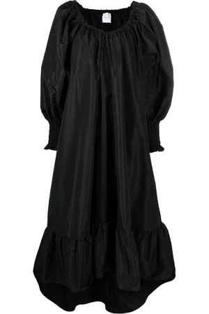 Patou Kleid mit Puffärmeln