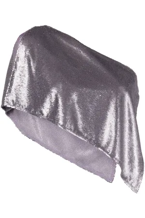 GAUGE81 One-Shoulder-Top mit metallischen Wirkungen