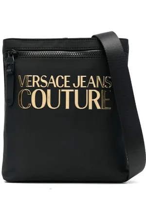 VERSACE Kuriertasche mit Logo-Schild