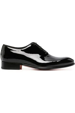 santoni Oxford-Schuhe aus Lackleder