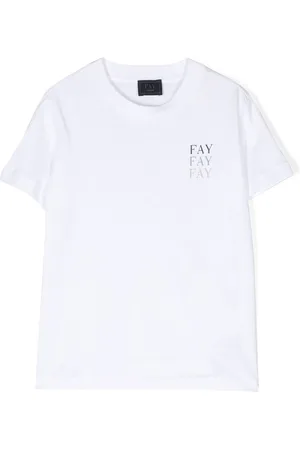 FAY T-Shirt mit Logo-Print