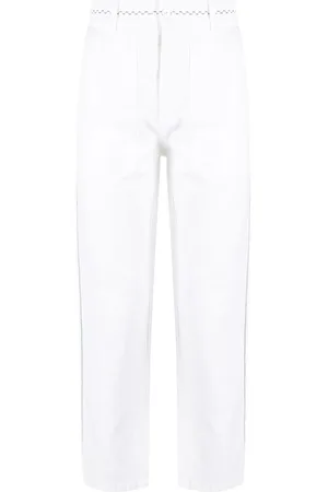 NICK FOUQUET Bestickte Straight-Leg-Hose