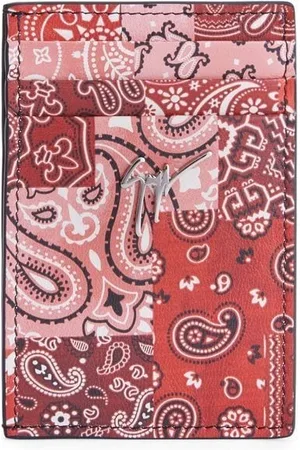 Giuseppe Zanotti Kartenetui mit Paisley-Print