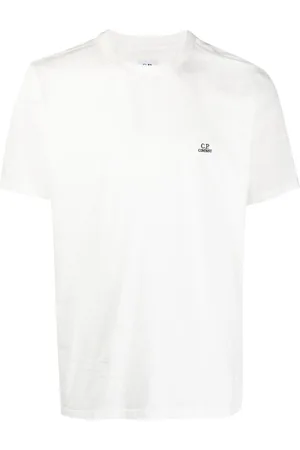 C.P. Company T-Shirt mit Logo-Stickerei