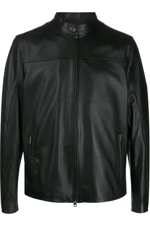 Michael Kors Bikerjacke mit Stehkragen