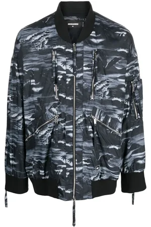 Dsquared2 Bomberjacke mit grafischem Print