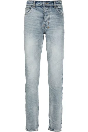 KSUBI Slim-Fit-Jeans mit Knitteroptik
