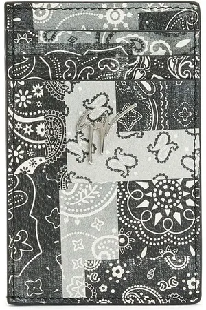 Giuseppe Zanotti Kartenetui mit Bandana-Print