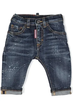 Dsquared2 Distressed-finish denim jeans