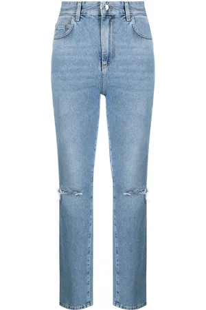 Liu Jo Gerade Distressed-Jeans