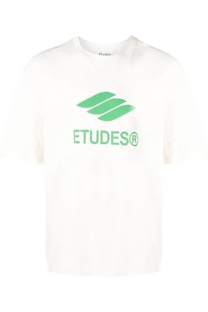 Etudes T-Shirt aus Bio-Baumwolle mit Print