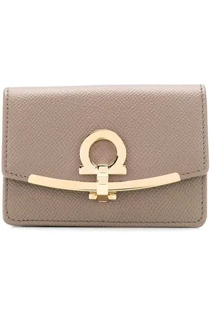 Salvatore Ferragamo Portemonnaie mit Metallic-Effekt