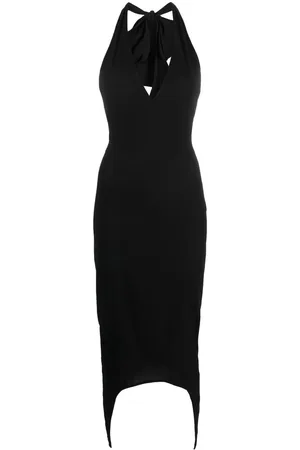 Patou Midikleid mit Neckholder