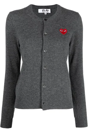 Comme des Garçons Cardigan mit Herz-Patch