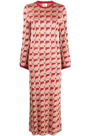 Paula Blenda Jacquard-Kleid