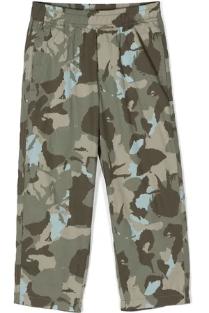 Aspesi Gerade Hose mit Camouflage-Print