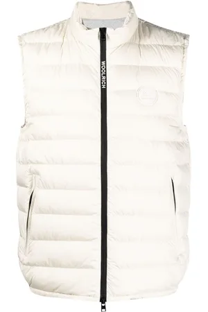 Woolrich Gefütterte Weste mit Logo-Patch