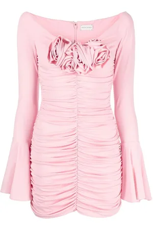 MAGDA BUTRYM Minikleid mit Rosenapplikation