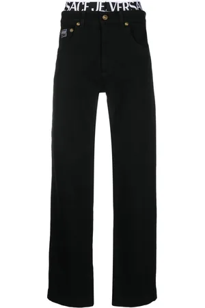 VERSACE Straight-Leg-Jeans mit Logo-Bund