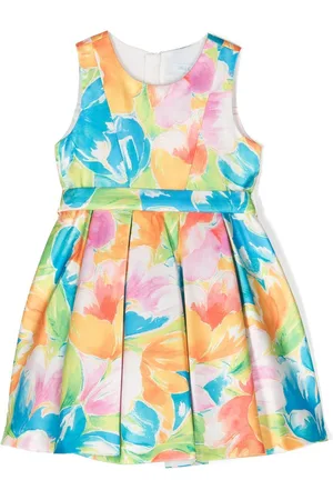 Abel & Lula Trägerkleid mit Blumen-Print
