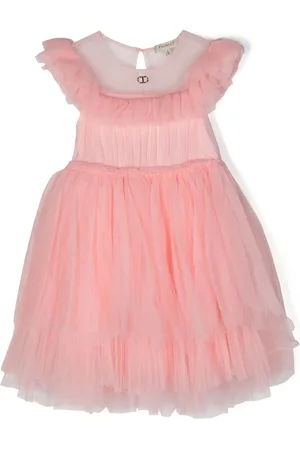 Twin-Set Kleid mit Tüll-Overlay