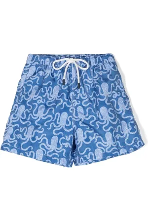 FEDELI Badeshorts mit Oktopus-Print