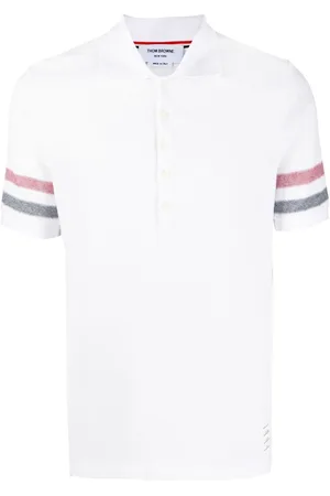 Thom Browne Poloshirt mit RWB-Streifen