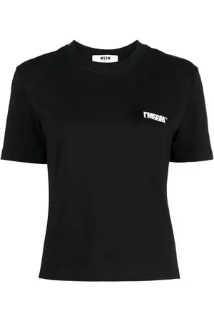 Msgm T-Shirt mit Logo-Patch