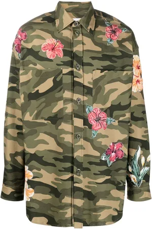 FAITH CONNEXION Hemd mit Camouflage-Print