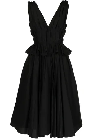 pushBUTTON Midikleid mit V-Ausschnitt
