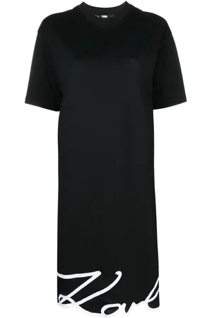 Karl Lagerfeld Kleid mit Signature-Saum