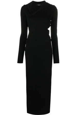 VERSACE Maxikleid mit Kapuze