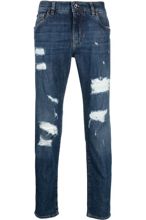 Dolce & Gabbana Gerade Jeans im Distressed-Look