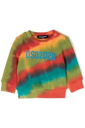 Dsquared2 Shirts - Logo print tie-dye sweatshirt